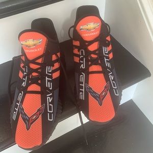 Custom men’s sneakers w Corvette design